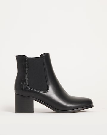 Cushion Walk Block Heel Boot EEE Fit