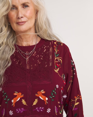 Joe Browns Enchanted Occasion Forset Embroidered Maxi Dress