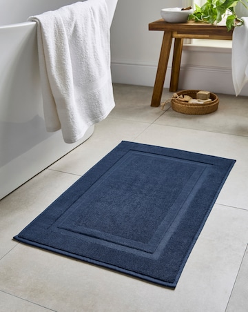 EGYPTIAN COTTON BATHMAT - Midnight