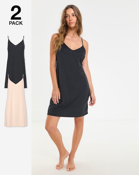 Pretty Secrets (2 Pack) Full Slips Short Length 36in