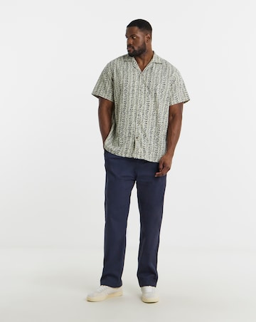 Jack & Jones Premium Lyon Printed Shirt - Natural