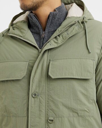 Khaki Shower Resistant Lightweight Padded Parka