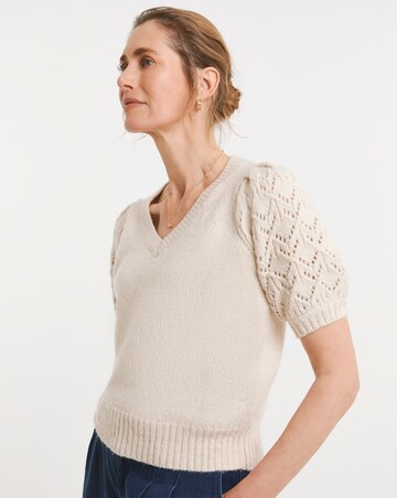 Oatmeal Short Sleeve Jumper