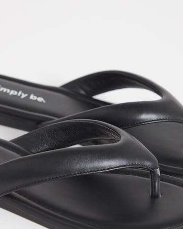 Cammy Flat Toe Post Sandals - Extra Wide Fit (EEE)