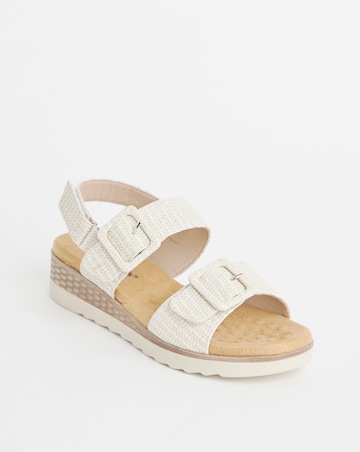 Cushion Walk Touch & Close Buckle Sandal E Fit