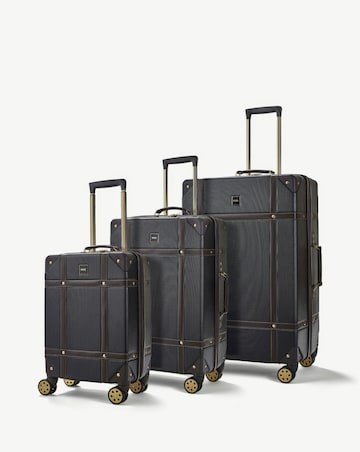 Rock Vintage 3pc Suitcase Set