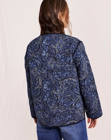 Julipa Quilted Paisley Reversible Jacket