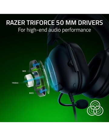 Razer BlackShark V2 X Wired Gaming Headset for Xbox- Black