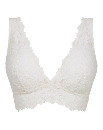 Figleaves Millie Lace Bralette - White