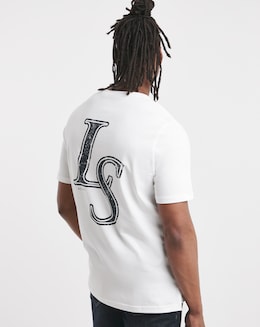 Lyle &amp; Scott Short Sleeve Back Graphic T-Shirt - White