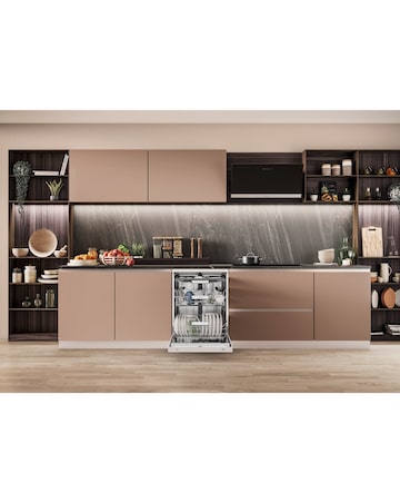 Hotpoint Maxi Space H7F HS41 UK Full Size Dishwasher 15 Place White + Install