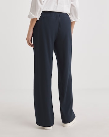 Pleated Wide Leg Trousers