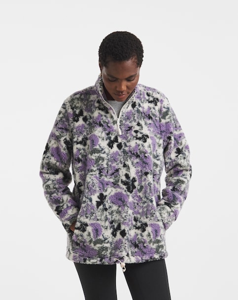 Snowdonia Oversized 1/4 Zip Printed Fleece