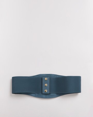 Denim Blue Corset Style Waist Belt