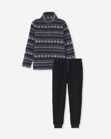 Borg Fairisle Loungewear Set