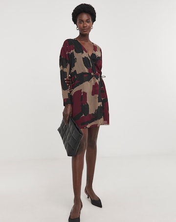 Religion Wrap Mini Dress