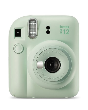 Fujifilm Instax Mini 12 Mint Green Camera + Shot Film + Case + Album + Stickers