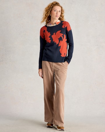 White Stuff Olive Floral Jumper