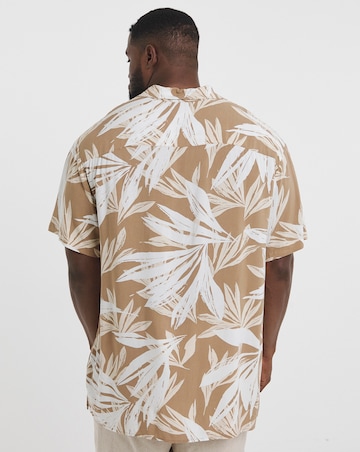 Jack & Jones Jeff Print Resort Shirt - Corriander