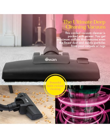 Swan SC15817QOC Lynsey Queen of Clean Cylinder MultiCyclonic