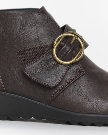 Cushion Walk Touch & Close Ankle Boot E Fit