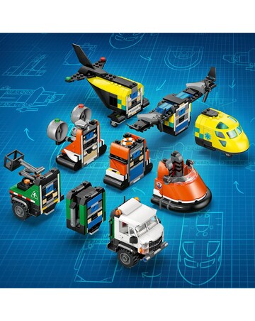 LEGO City Airplane, Service Truck & Hovercraft Rem
