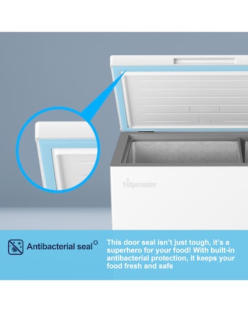 Fridgemaster MCF200E 198L Freestanding Chest Freezer - White - E Rated