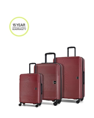 Rock Lincoln 3pc Suitcase Set