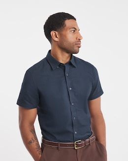 Short Sleeve Oxford Shirt Regular Length