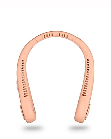 Swan Rechargeable Neck Fan - Peach