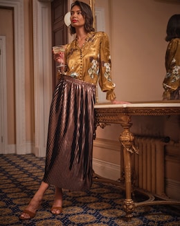 Fatface Talia Midi Skirt