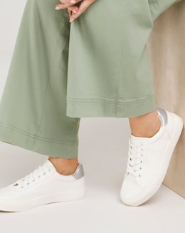 Millie Classic Lace Up Trainers - Extra Wide Fit (EEE)