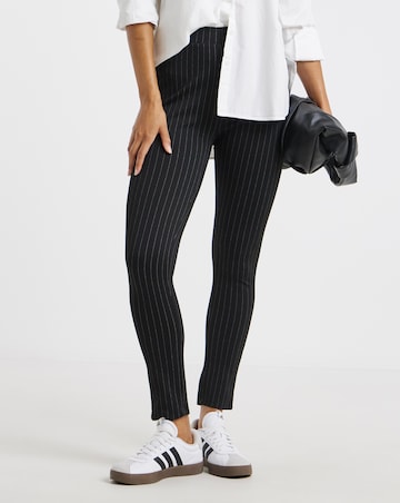Pinstripe Ponte Leggings