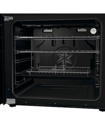 Hisense HDE3211BIBUK 60cm Induction Double Cooker - Black