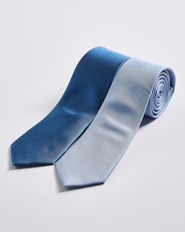 Pack 2 Blue Ties