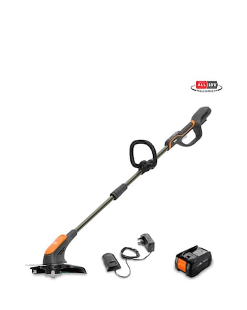 Flymo 18V UltraTrim 300 Cordless Grass Trimmer 4.0Ah Battery & Charger