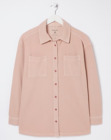 FatFace 'Ebb & Flow' Cotton Liza Waffle Shirt