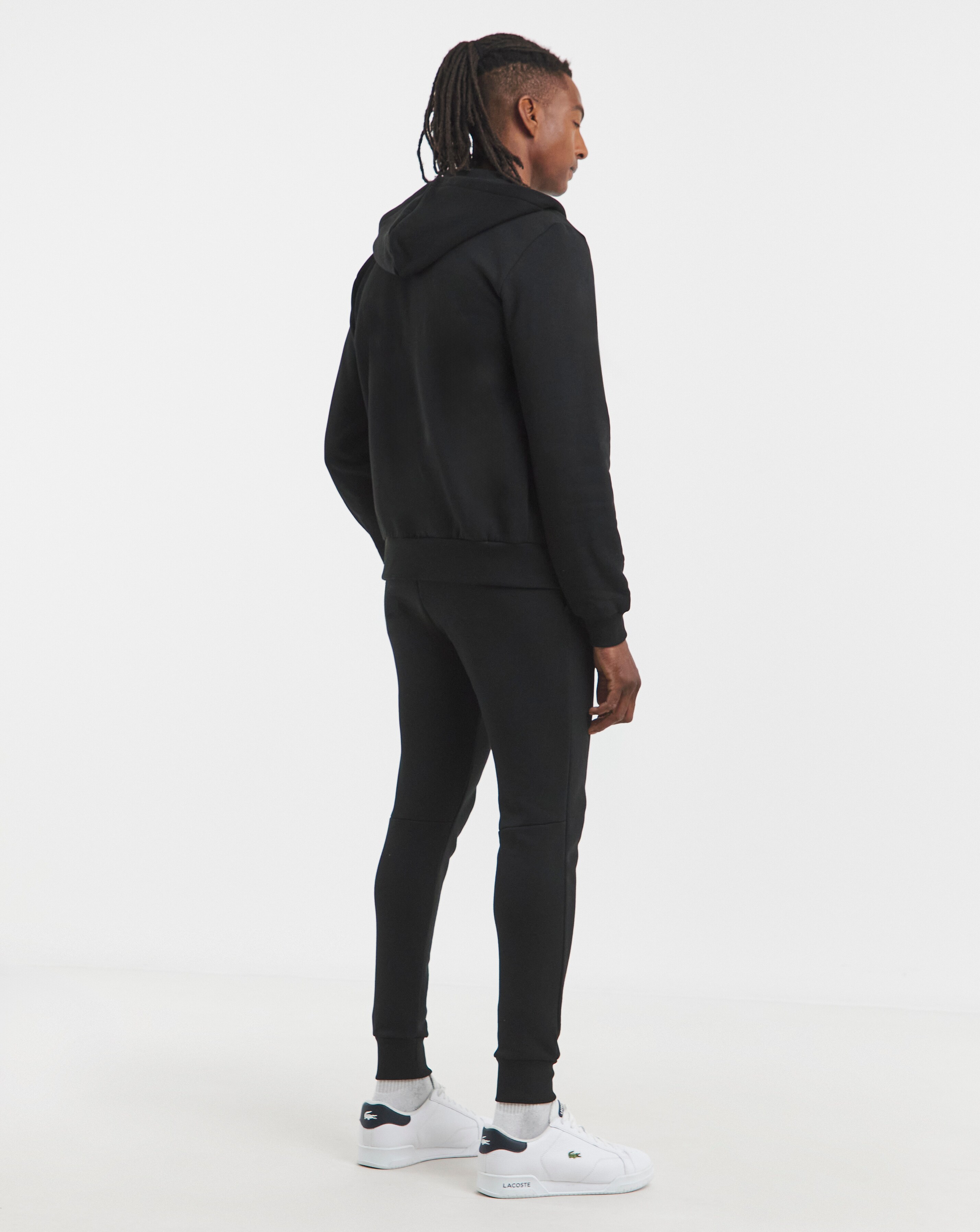 【最終値下げ】Lacoste ダイヤモンドパターン ジャージセットアップブラック Lacoste Classic Tracksuit - Black | Ambrose Wilson