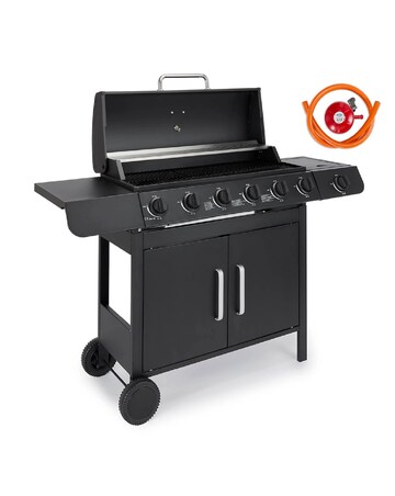 VonHaus 6+1 Burner Gas BBQ with Side Burner