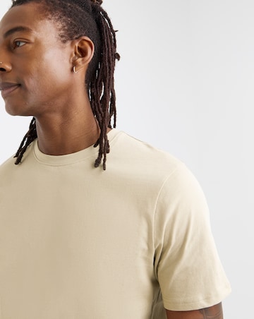 3 Pack Crew Neck T-Shirts Long - Neutral