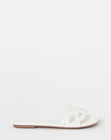 Rosario Padded Loop Detail Mule Sandals - Extra Wide Fit (EEE)