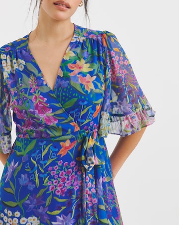 Hope & Ivy Avaline Maxi Wrap Dress