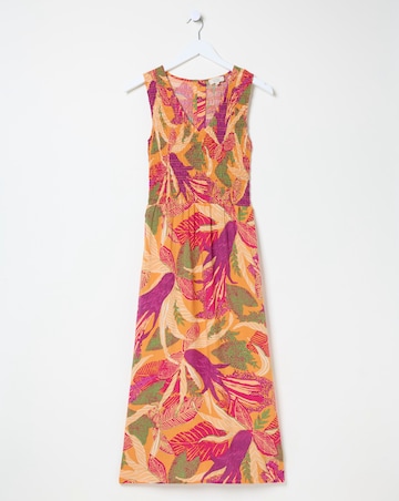 FatFace Aria Tropical Floral Midi Dress