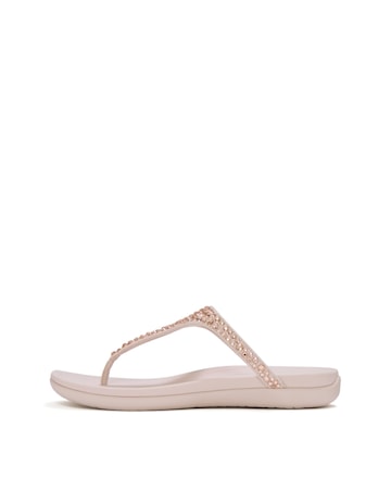 FitFlop Rose Solay Mixed-Crystal Toe-Post Sandals - Standard Fit (D)