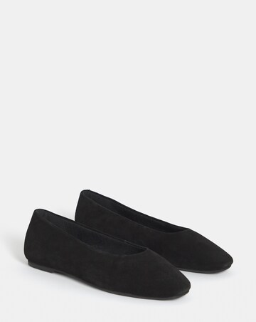 Alyssa Classic Suede Ballerinas - Wide Fit (E)