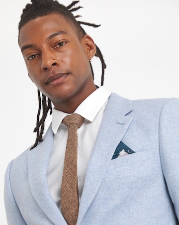 Wool Blend Suit Jacket