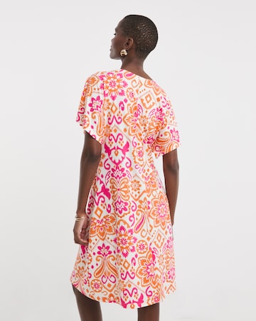 Great Value V Neck T-Shirt Dress
