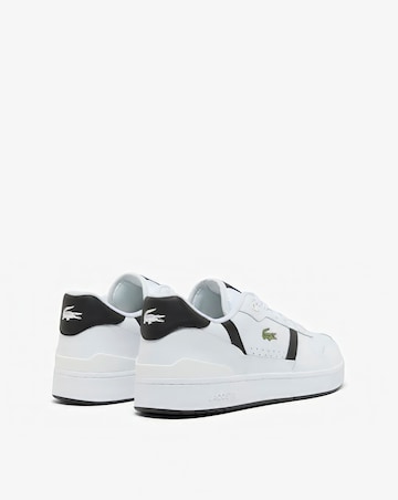 Lacoste T-Clip Set Leather Trainer - White/Black