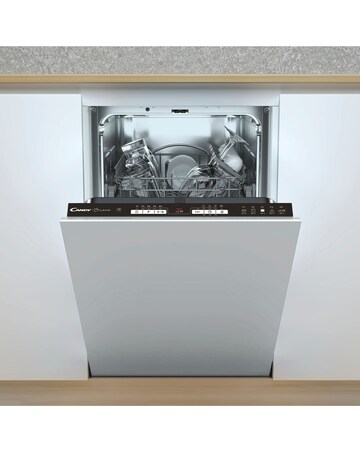 Candy Brava CDIH 2L952-80 Integrated Slimline Dishwasher 9 Place Settings Black