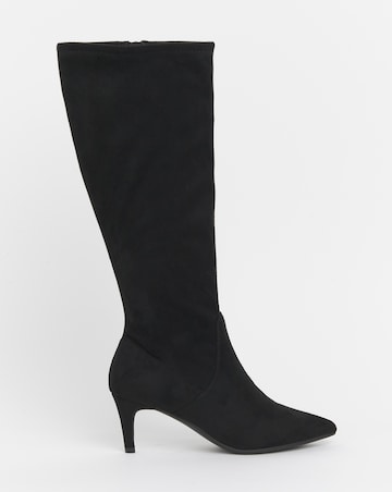 Symphony Heeled Knee Boots - Extra Wide Fit (EEE) & Super Curvy/Curvy Plus Calf